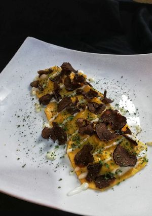 Foto di Ravioloni di finocchi gratinati e tartufo uncinato