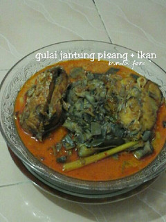 Foto resep Gulai jantung pisang + ikan