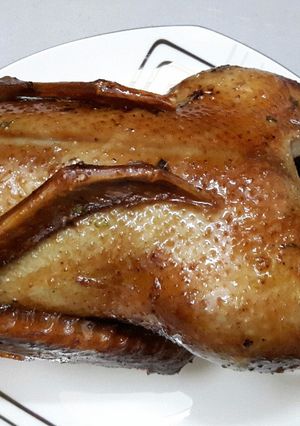 Hình của món Vịt trời nướng.