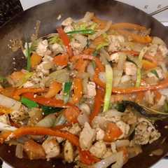 Una foto de Relleno de  tacos de pollo