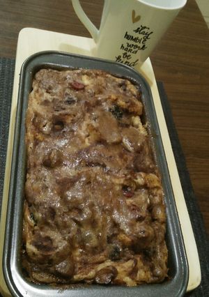 Foto resep Bread Pudding with Dried Fruit