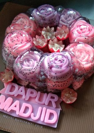 Foto resep Puding Mawar Kaca