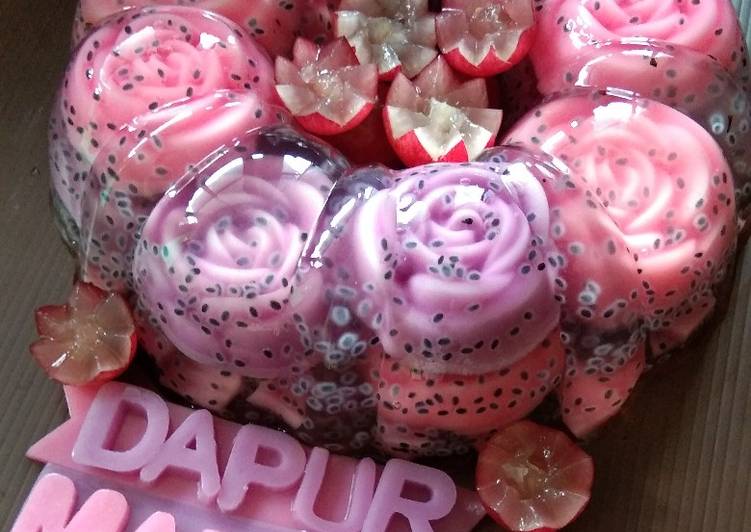 Resep Puding Mawar Kaca | Cara Buat Puding Mawar Kaca Yang Bikin Ngiler