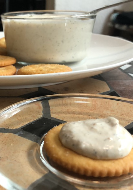 Una foto de Dip de Salmón (botanas para TV, 5 de 5)