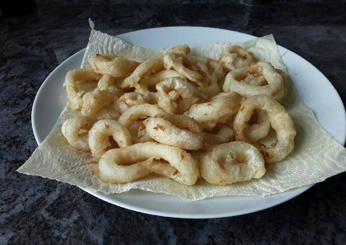 Foto principal de Calamares fritos con tempura casera