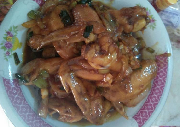 Chicken wing teriyaki