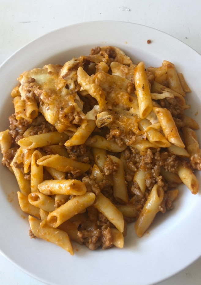 Una foto de Macarrones al horno