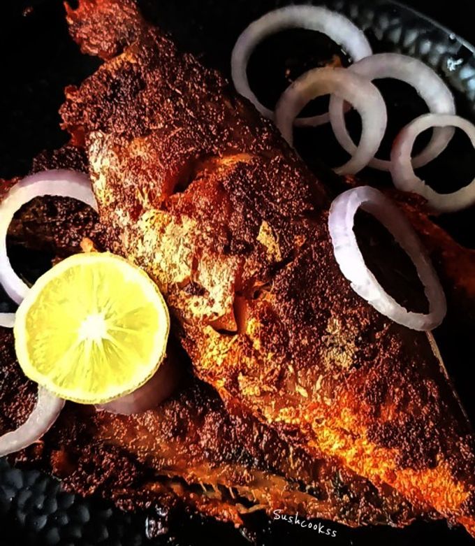 Full Fish Fry Kerala Style