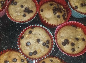 Una foto de Muffins jugosos de manzana canela