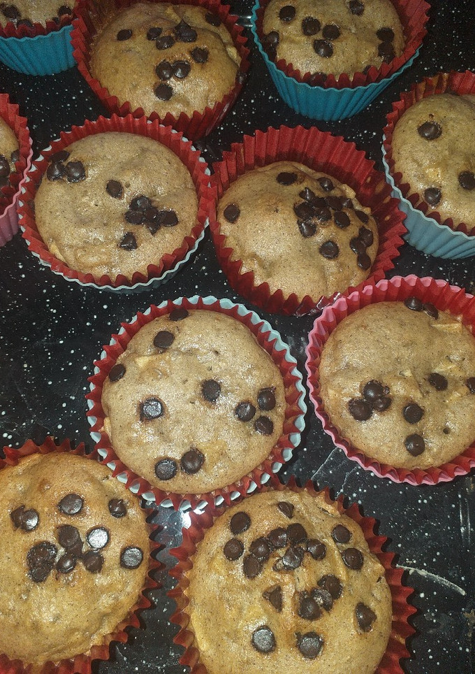 Una foto de Muffins jugosos de manzana canela