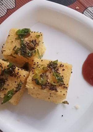 A picture of Dhokla.