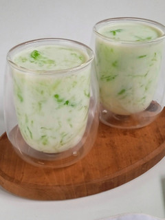 Foto resep Es Lumut Melon