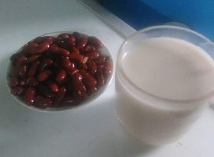 Hình của món Sữa đậu đỏ.