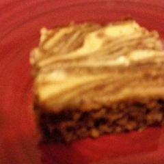 A picture of Cheese cake brownies.