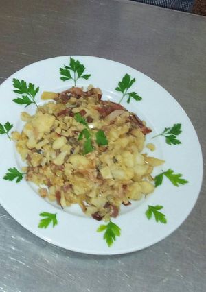 Una foto de Coliflor salteada