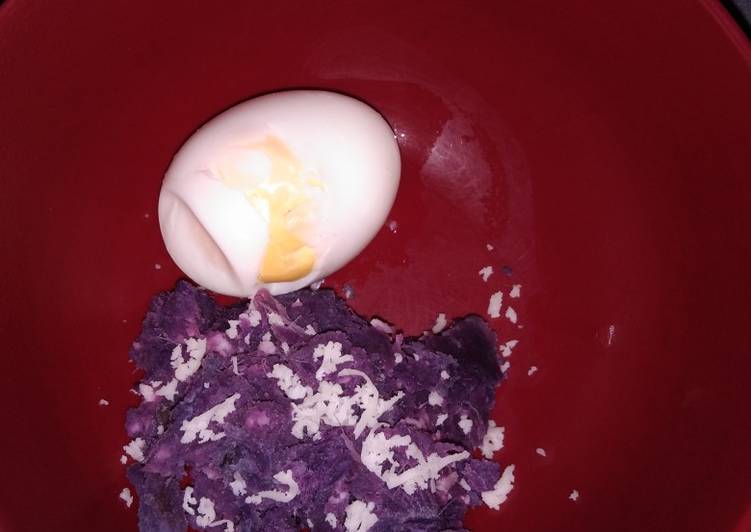 Resep Ubi telur rebus #diet hari 1, Bisa Manjain Lidah