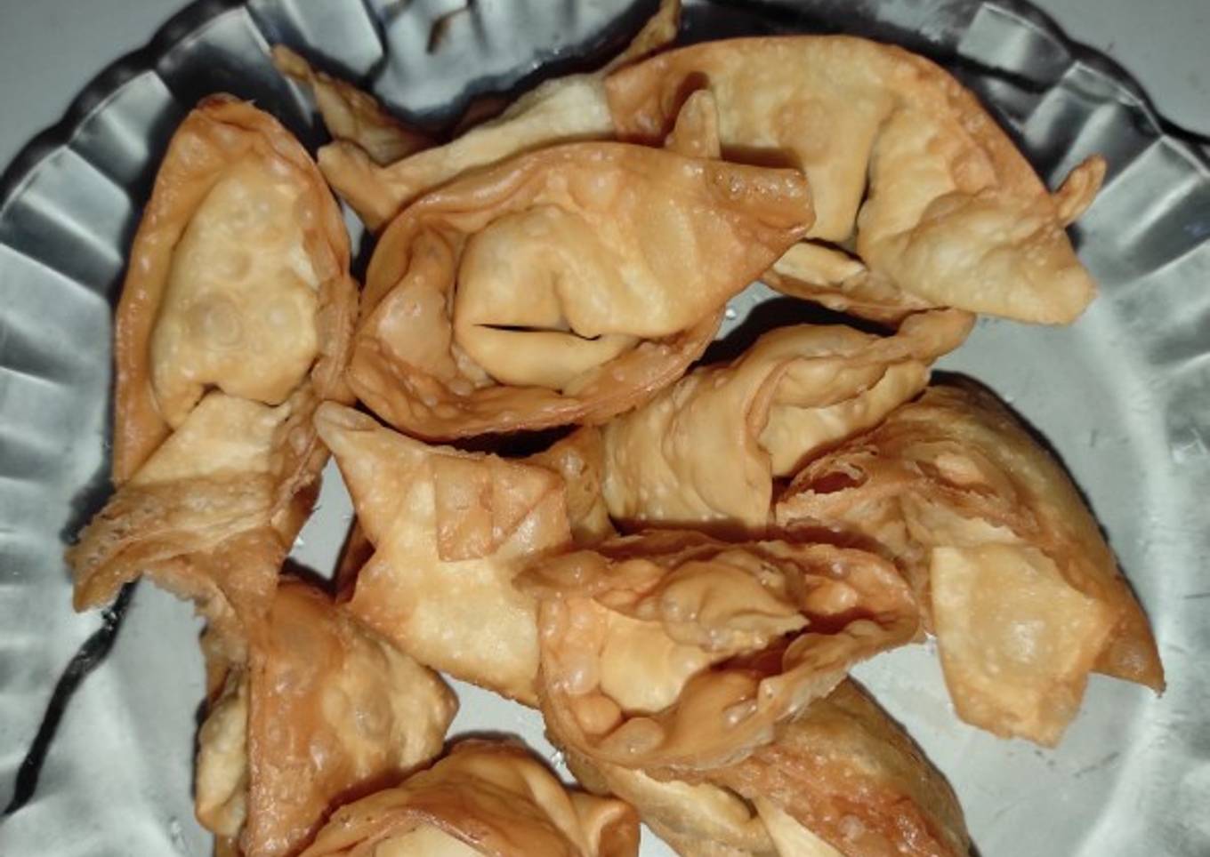 Pangsit Goreng Tanpa Daging Simple