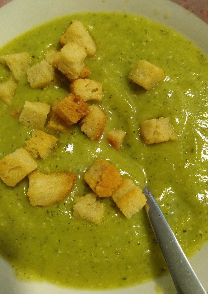 Una foto de Crema de calabacín