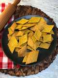 Homemade Chickpea Nachos with Sesame and Chia