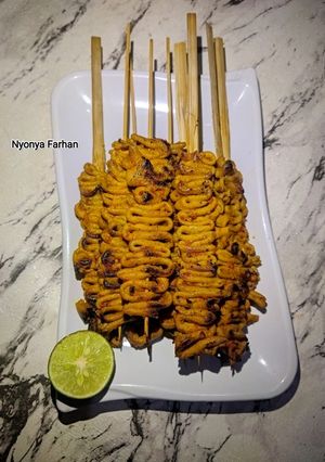 Foto resep Sate Usus Bumbu Rujak