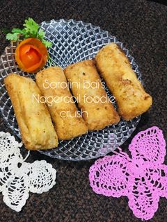 சிக்கன் சீஸ் ரோல் (Chicken cheese roll recipe in tamil) செய்முறை முக்கிய புகைப்படம்