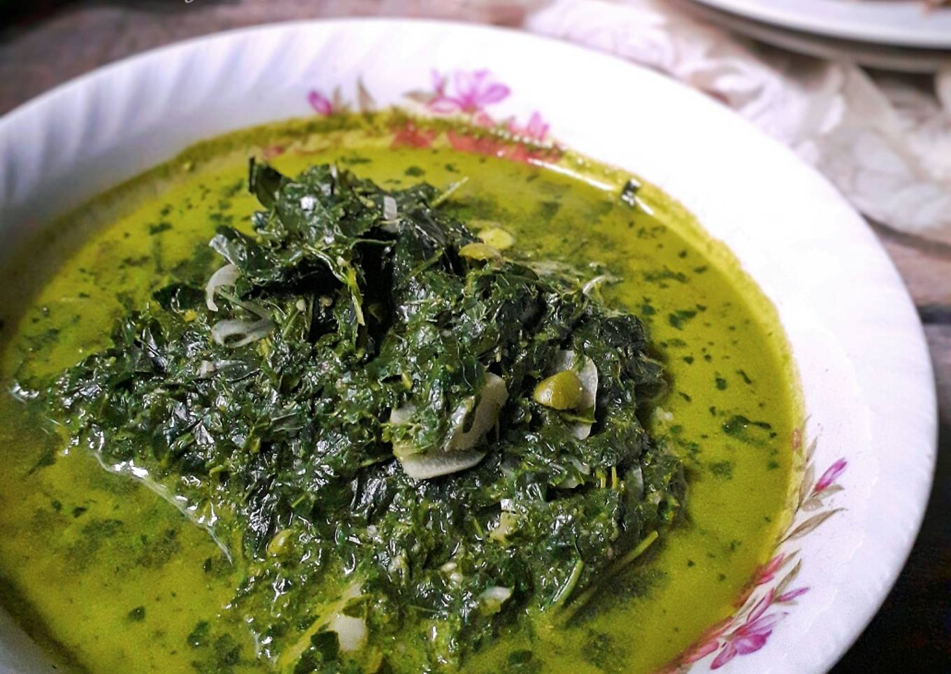 Sayur Daun Ubi Tumbuk