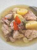 Guiso de muslo de pollo deshuesado express