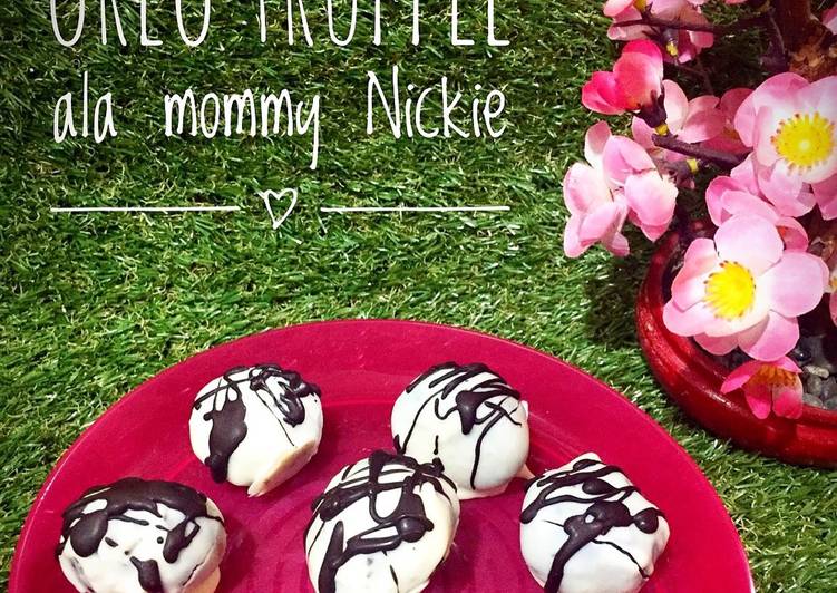 Oreo Truffle ala mommy Nickie 🍪