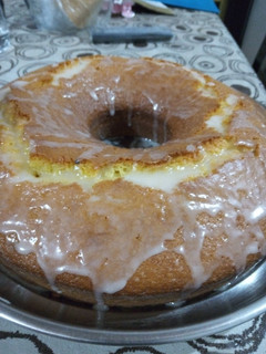 Una foto de Budín de mandarina en la licuadora