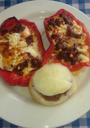 Una foto de Papi relleno