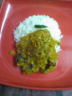 A picture of Dal by fish head.
