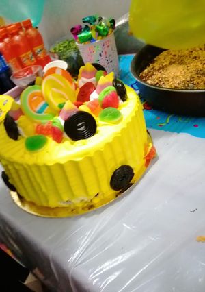 صورة لوصفة كيك لعيد ميلاد اطفال