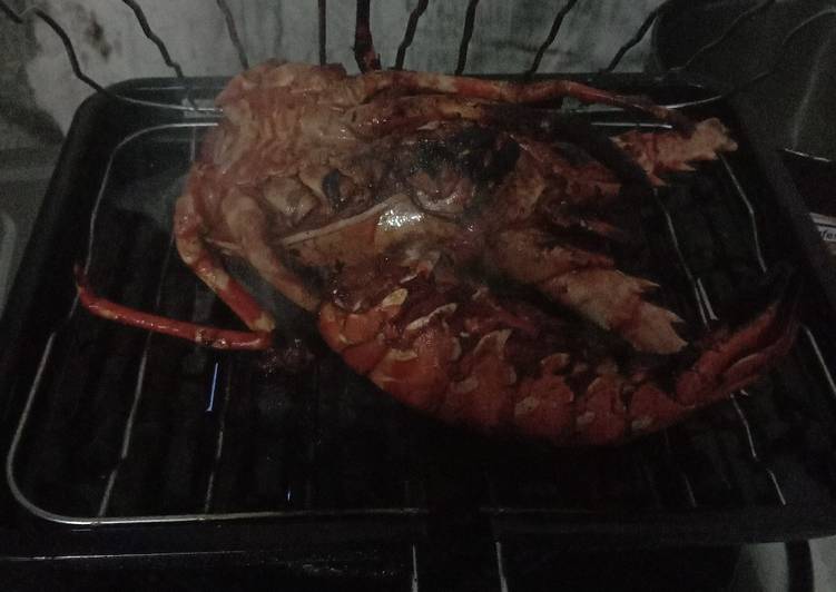Cara Gampang Membuat Udang lobster bakar saus pedas manis yang Enak