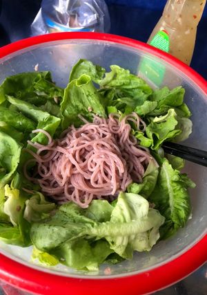 Hình của món Salad rau cá ngừ.