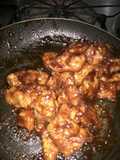 Bocados de Pollo en Salsa BBQ