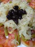 Ensalada de tomate con chucrut