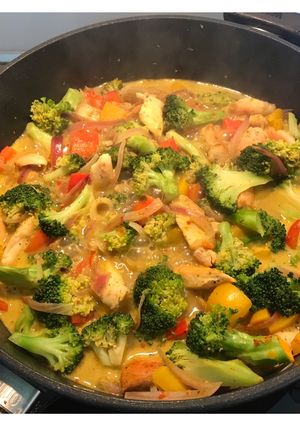 Kurkuma-Kokos-Hähnchen Rezepthauptbild