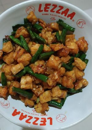 Foto resep Oseng tempe kacang panjang