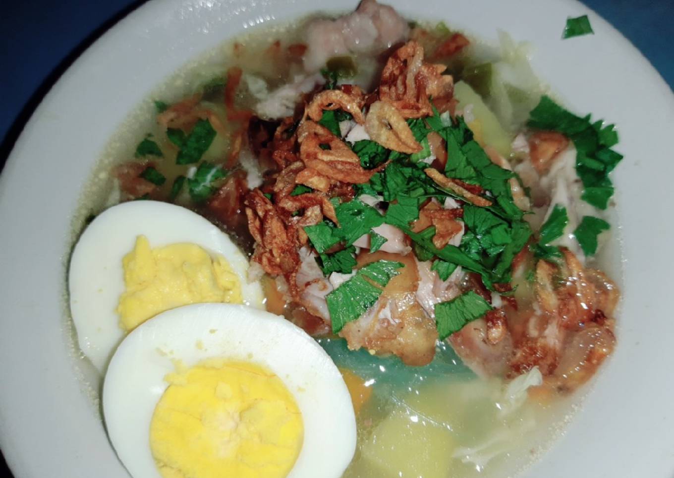 Soto ayam bening