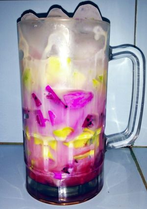 Foto resep Es Alpukat & Naga🍹