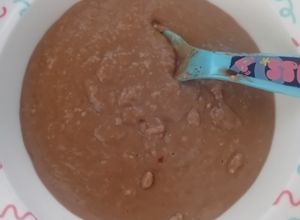 Una foto de Mousse de chocolate