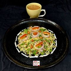 A picture of Maharastrian Style Dadpe Poha.