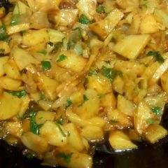 A picture of Cabbage with potato 🥔.