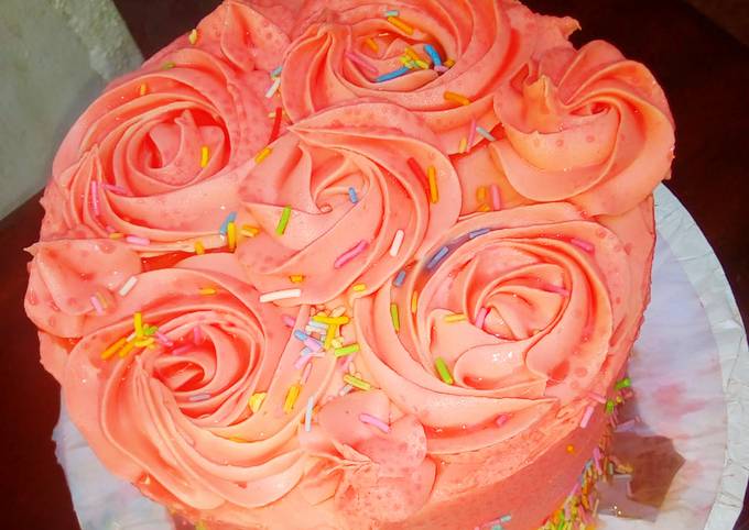 Easiest Way to Make Perfect Banana groundnut cake with buttercream