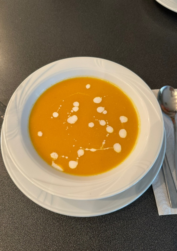 Una foto de Sopa india de zanahoria