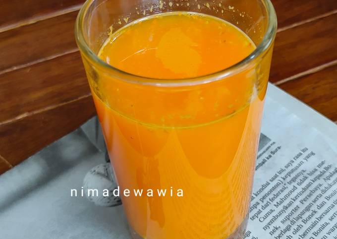 Recipe: Delicious Jus Wortel Kunyit Nanas