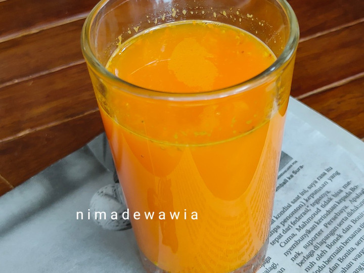 Standar Bagaimana cara memasak Jus Wortel Kunyit Nanas  sesuai selera