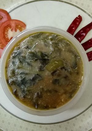 அரை கீரை மசூர் தால் கூட்டு (Arai Keerai MAsoor Dhaal Kootu Recipe in Tamil) செய்முறை முக்கிய புகைப்படம்