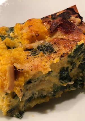 A picture of Spinach, Ricotta & Butternut Squash Lasagne.