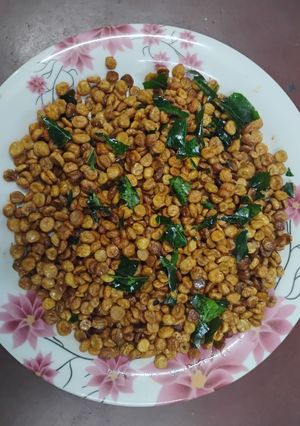 A picture of Fried Gram Dal.